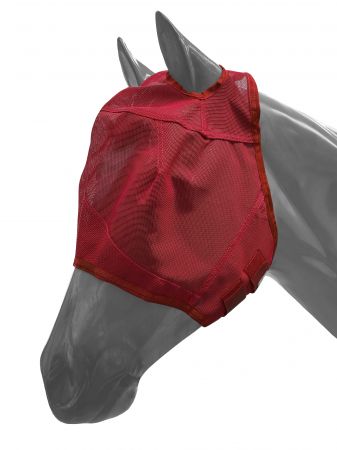 Showman Mesh Rip Resistant Pony Size Fly Mask No Ears with Velcro Closure #3